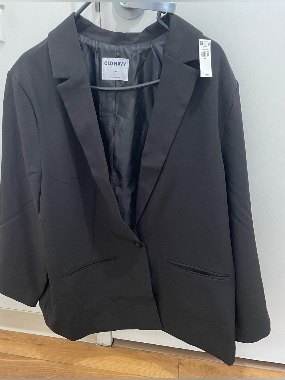 Men’s Old Navy suit jacket blazer black XXL